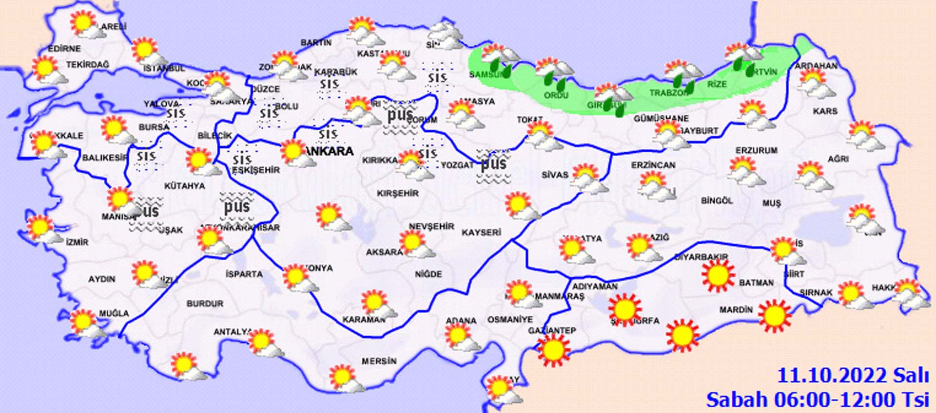 Meteoroloji'den bir güzel bir kötü haber! Bir yanda güneşli hava diğer yanda sağanak yağış var! İşte il il hava durumu...