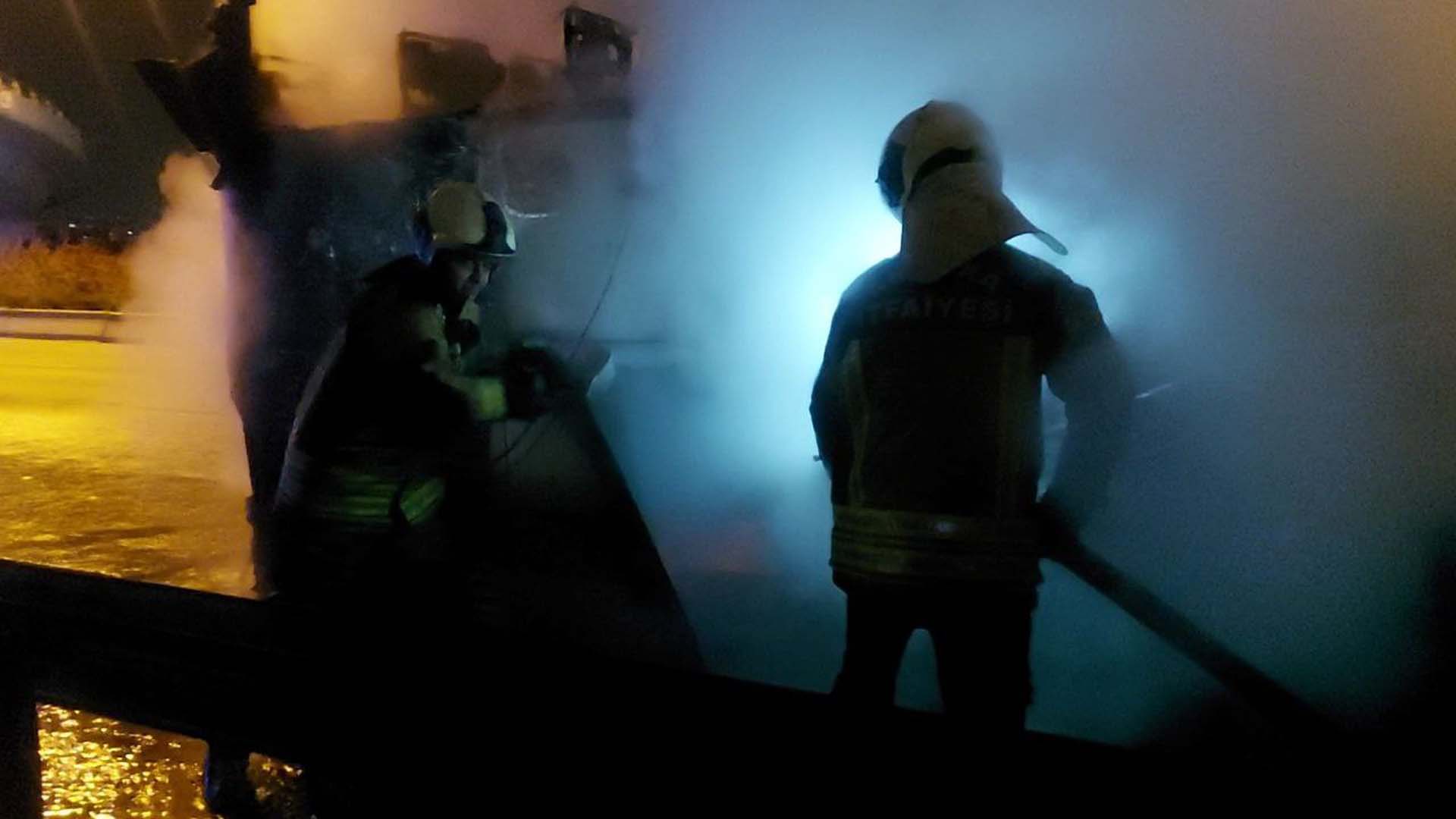 Ankara'da korku dolu anlar! Yolcu otobüsü alev alev yandı, felaket son anda önlendi 