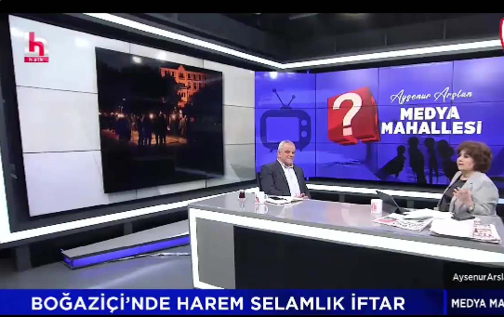 Halk TV sunucusu Ayşenur Arslan, iftar yapan öğrencileri hedef aldı! Yer sofrasında yemek yiyen bir akıldan bilim falan beklemeyin