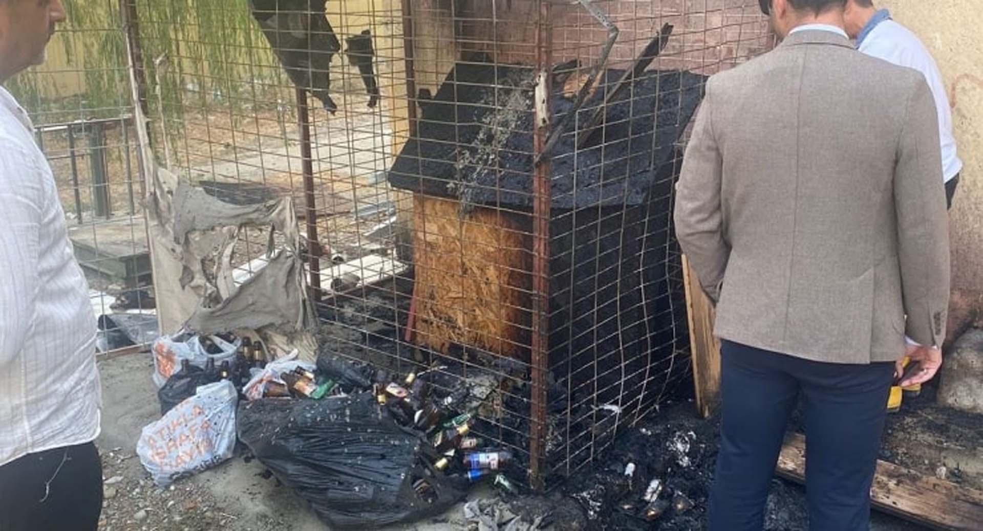 Vicdan ve merhamet yoksunu şahıs, kulübedeki köpeği yakarak öldürdü!