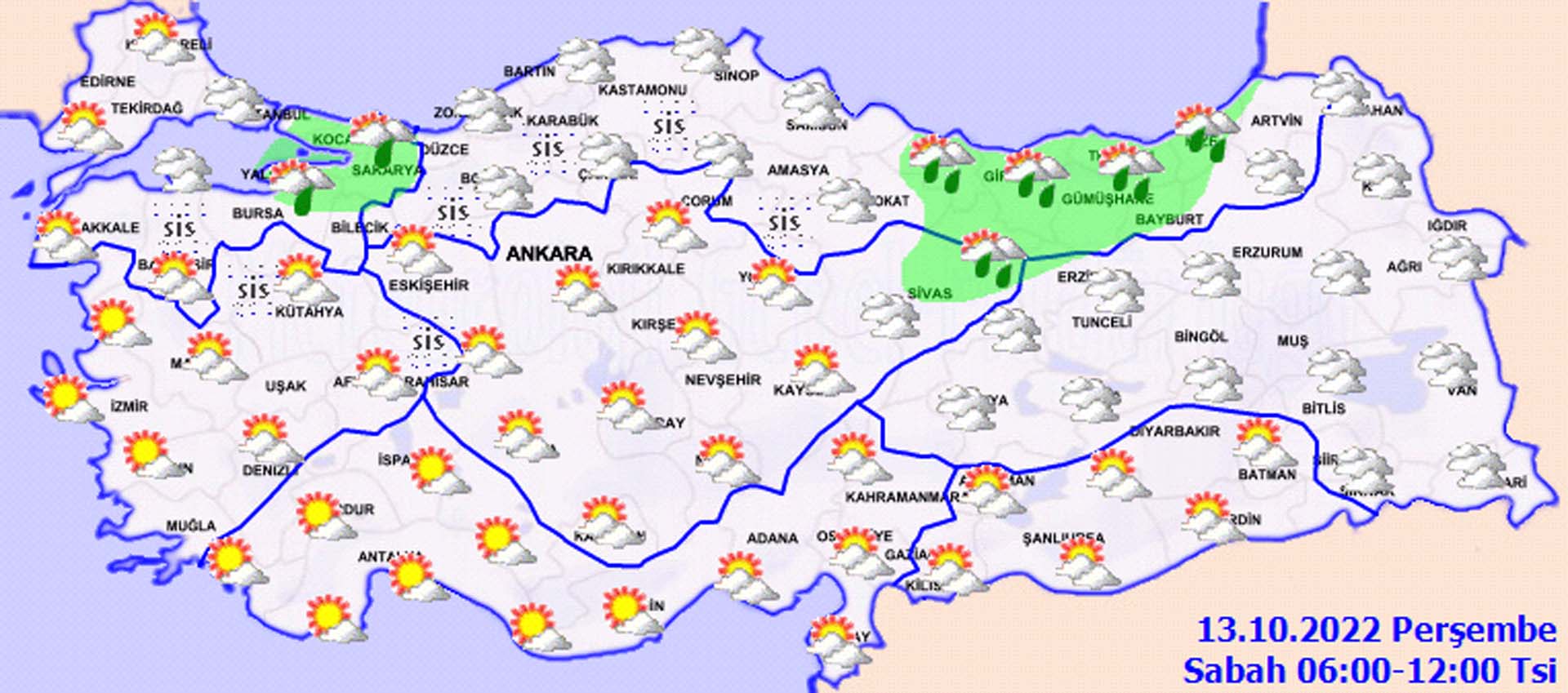 Meteoroloji'den 4 bölge için gök gürültülü sağanak yağış uyarısı! İşte il il hava durumu