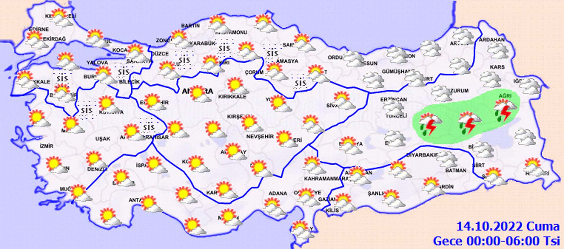 Meteoroloji'den 4 bölge için gök gürültülü sağanak yağış uyarısı! İşte il il hava durumu