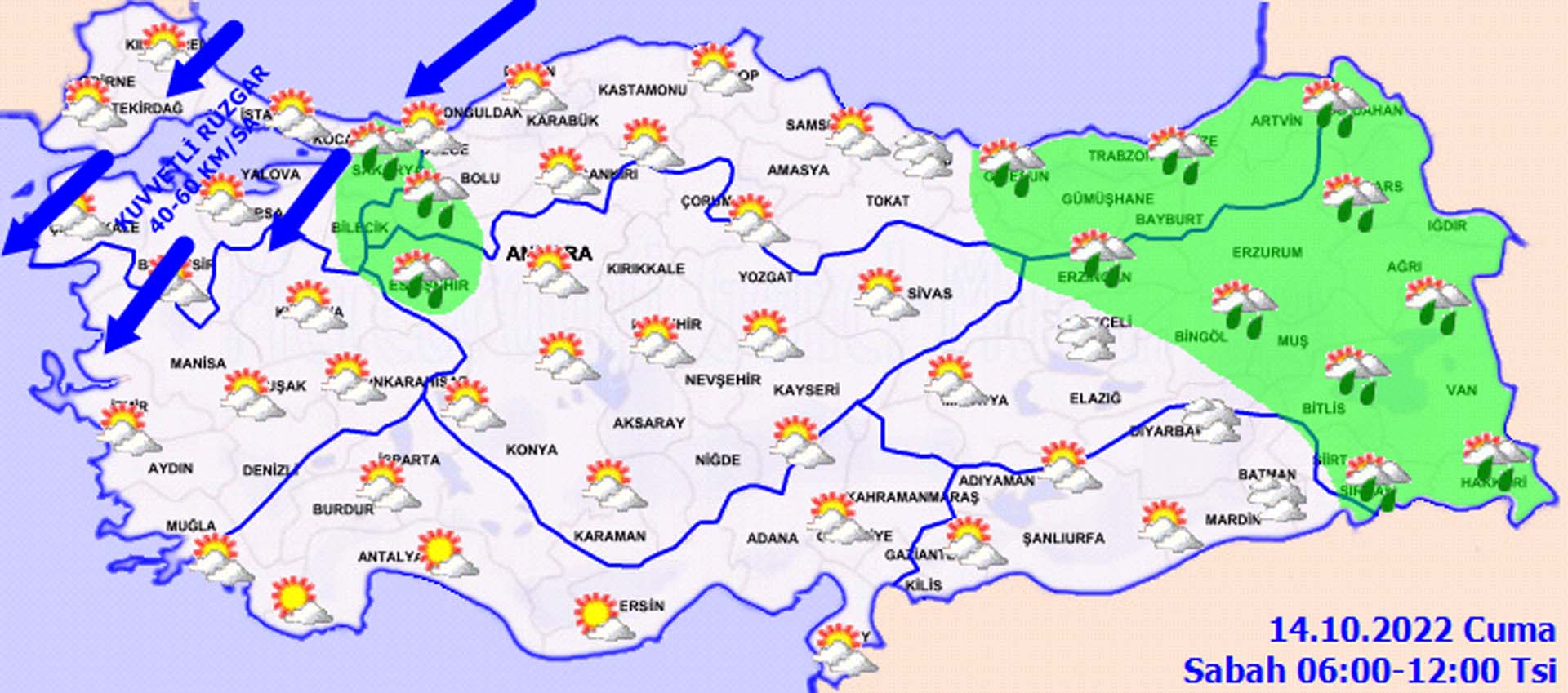Meteoroloji o bölgelerde yaşayanları tek tek uyardı! Kuvvetli sağanak yağış geliyor! İşte il il hava durumu...