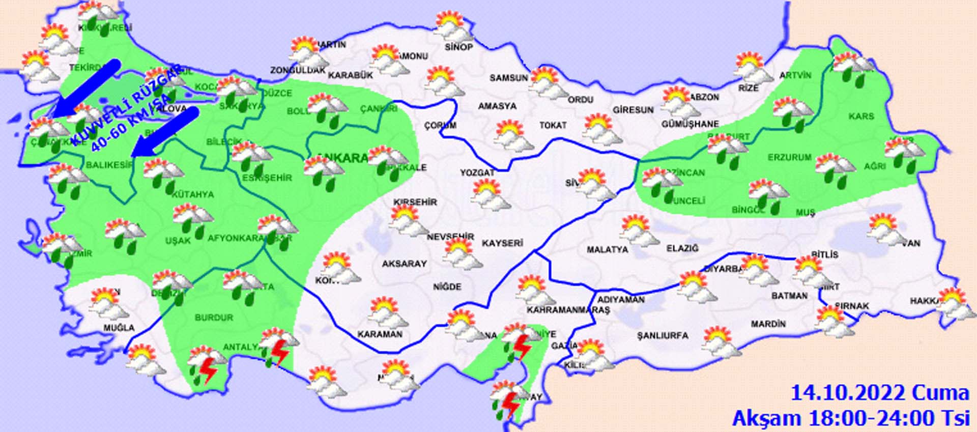 Meteoroloji o bölgelerde yaşayanları tek tek uyardı! Kuvvetli sağanak yağış geliyor! İşte il il hava durumu...