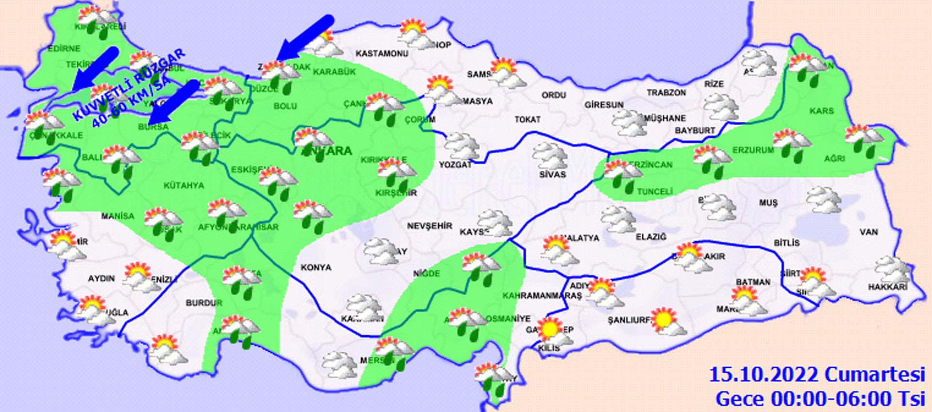 Meteoroloji o bölgelerde yaşayanları tek tek uyardı! Kuvvetli sağanak yağış geliyor! İşte il il hava durumu...
