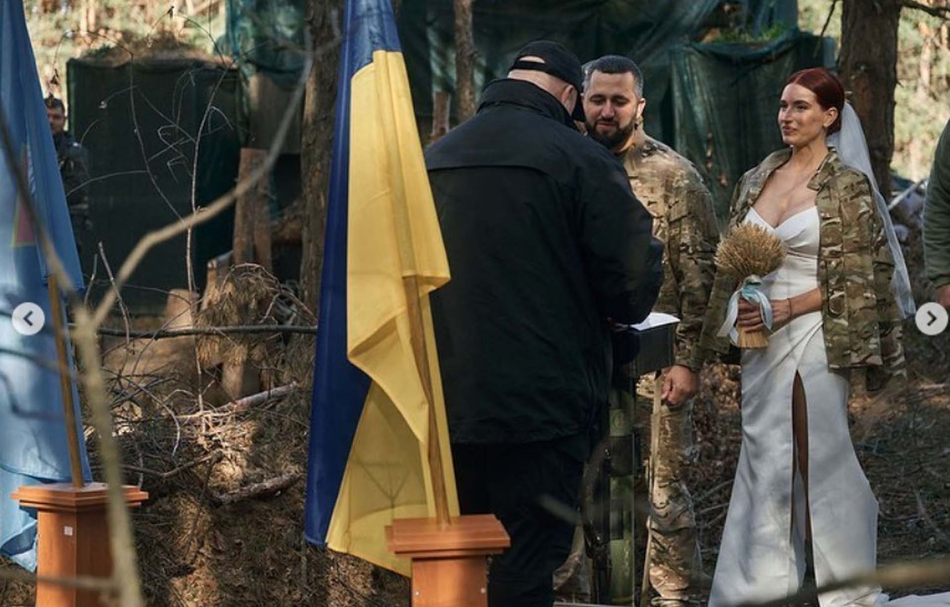 Ukraynalı güzellik kraliçesi, cephede tanıştığı askerle evlendi: Daha mükemmel bir düğün düşünemezdim!