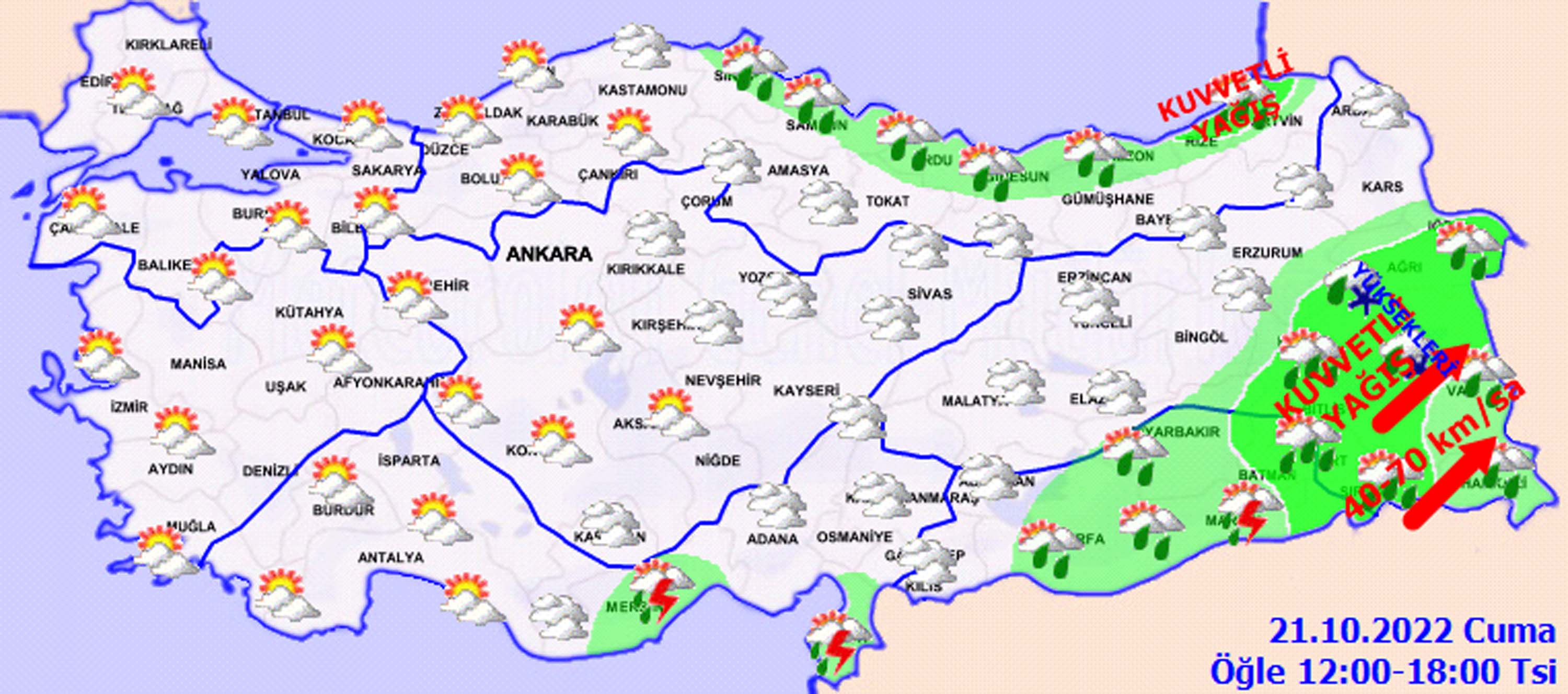21 Ekim 2022 Cuma hava durumu: Dikkat, hava buz kesiyor! Bugün sis, fırtına, yağmur için tedbirli olmakta fayda var!