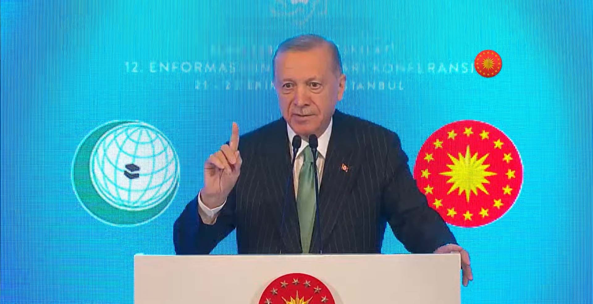 Son dakika| Cumhurbaşkanı Erdoğan, Enformasyon Bakanları Toplantısı’nda konuştu: "Ülkemiz, karşıt odakların hedefinde"