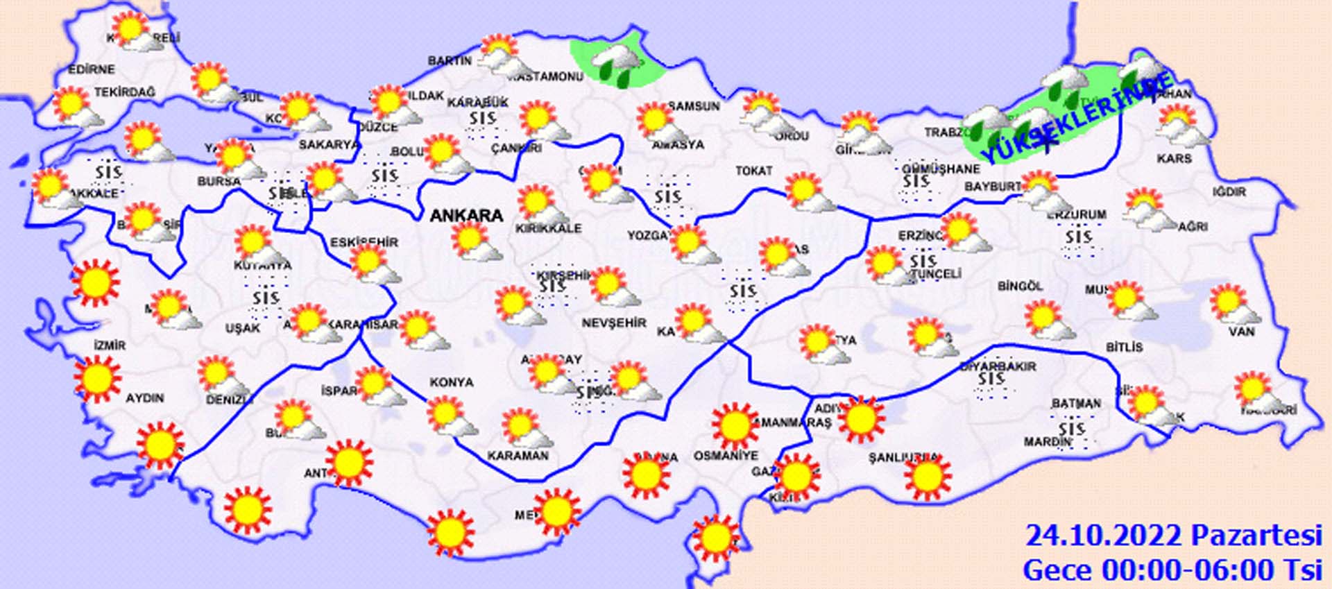 23 Ekim 2022 Pazar hava durumu: Tüm yurdu yazdan kalma bir gün bekliyor!