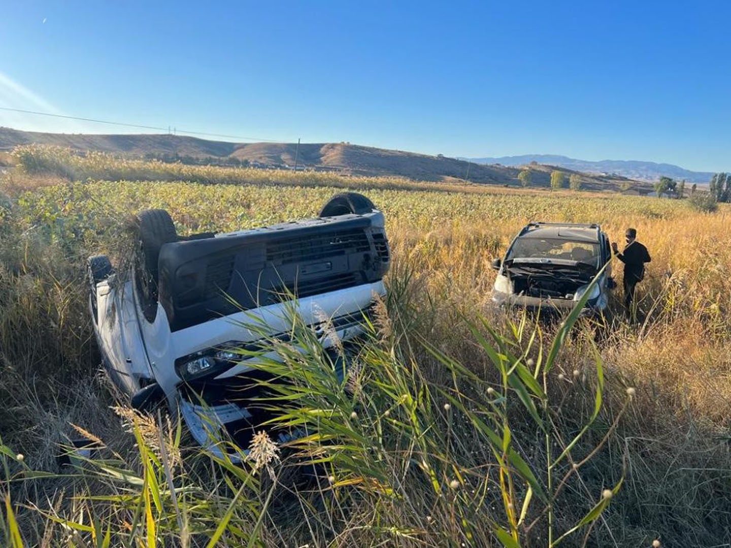Çorum'da korkutan kaza: Yaralılar var