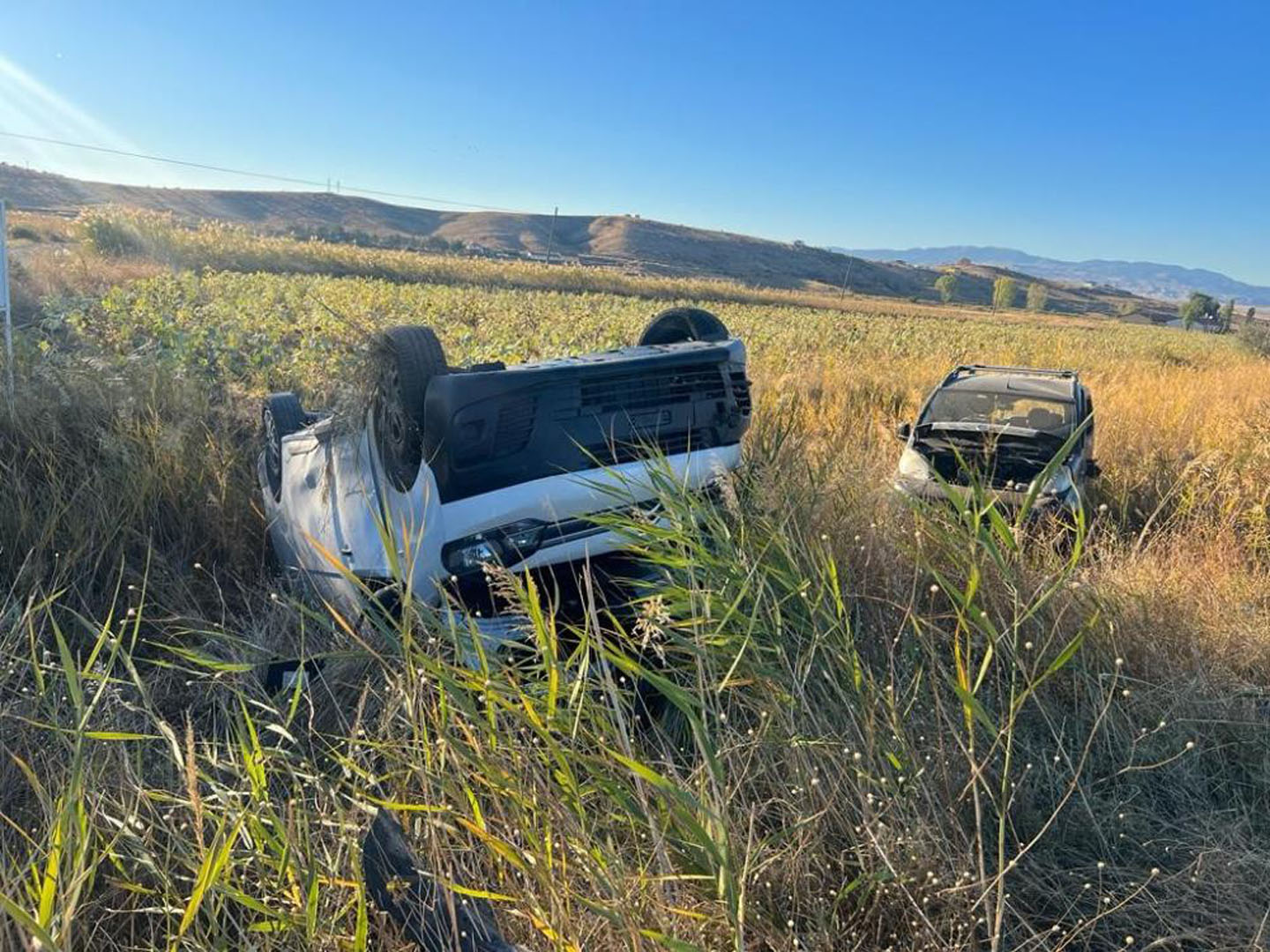 Çorum'da korkutan kaza: Yaralılar var