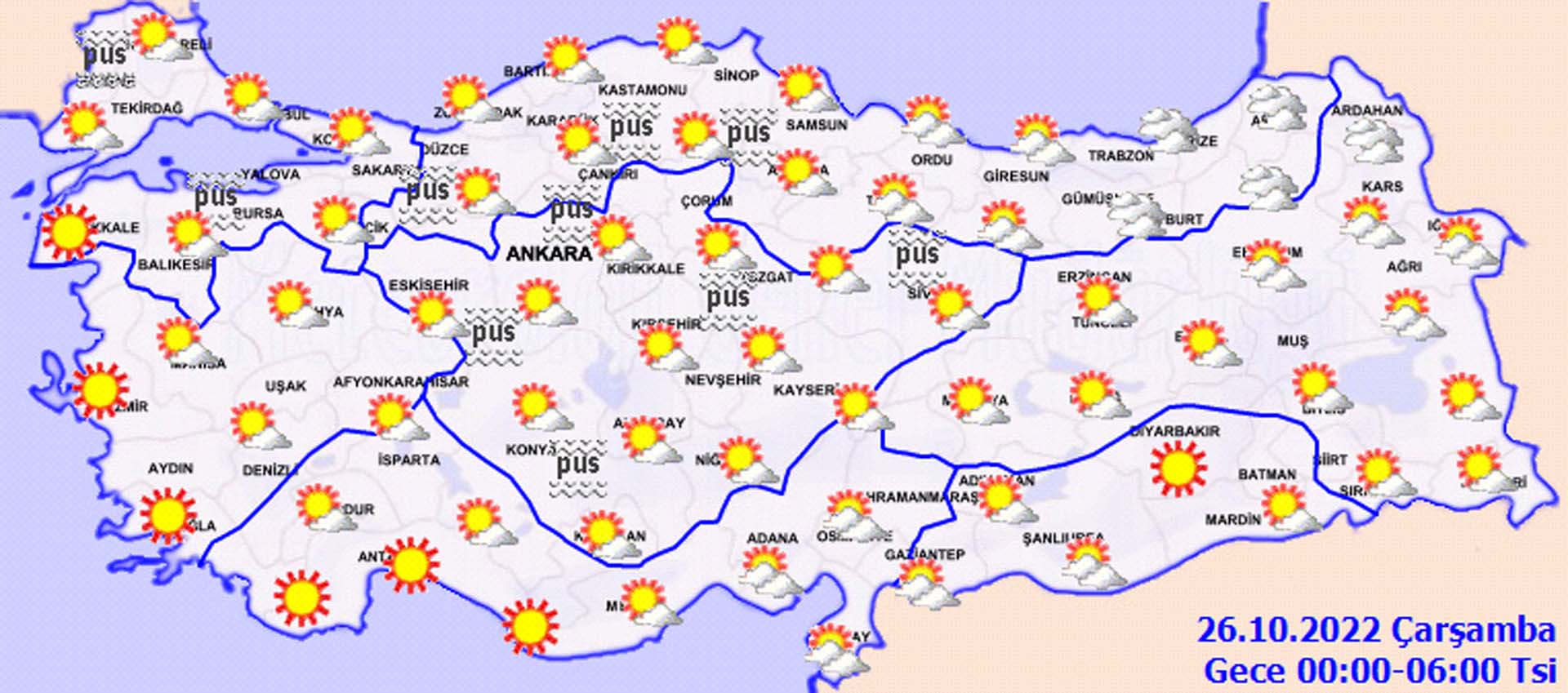 25 Ekim 2022 Salı hava durumu: Yazdan kalma bir gün sizi bekliyor!