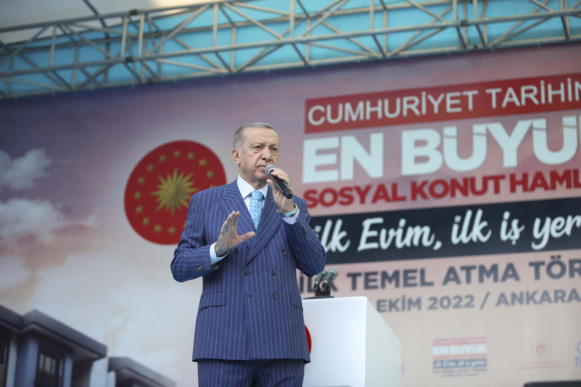 Son dakika | Sosyal konut projesinde ilk temeller atıldı! Cumhurbaşkanı Erdoğan'dan önemli açıklamalar... 