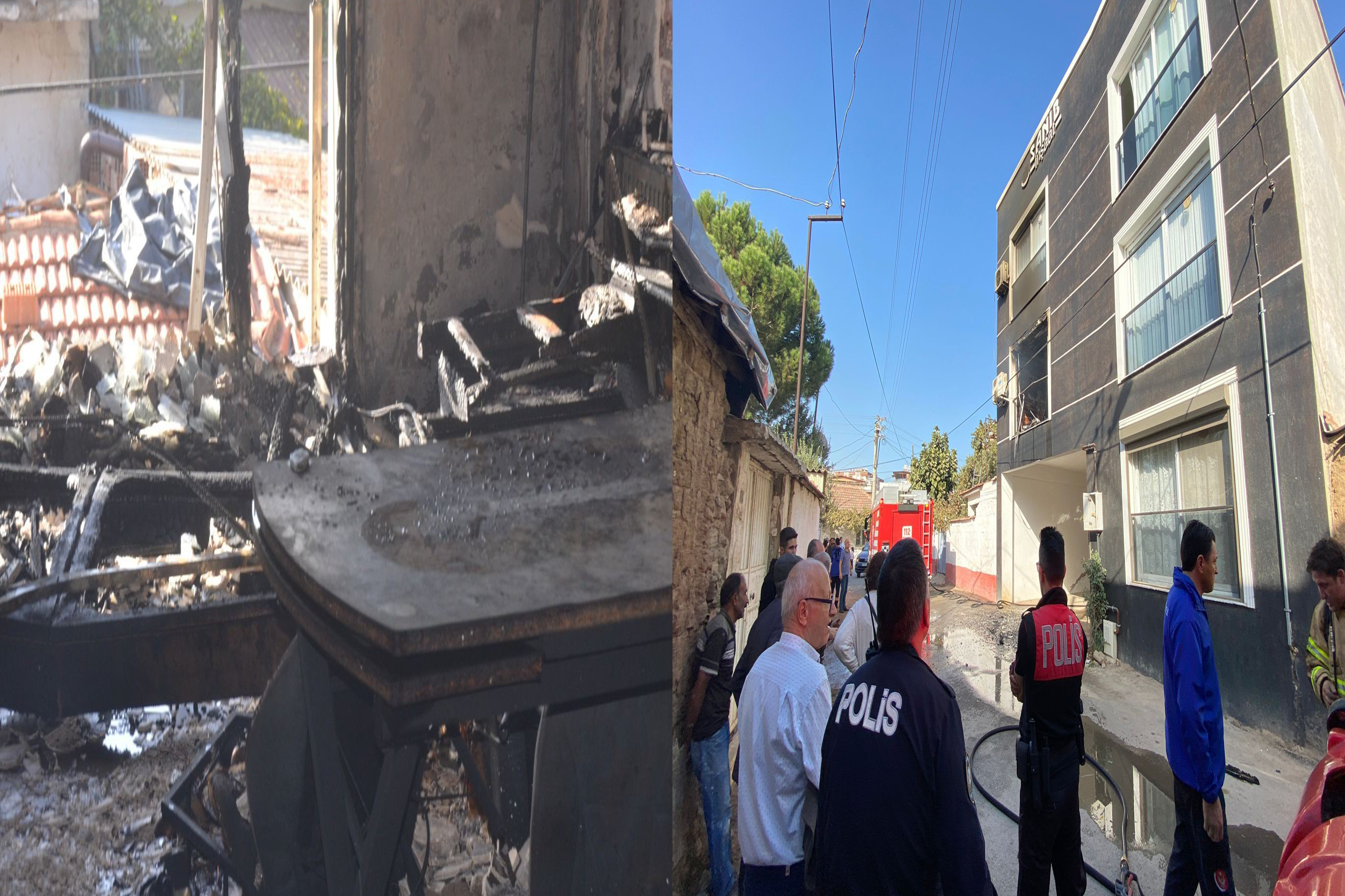 Ayrılık aşamasında olduğu eşinin evine benzin dökerek ateşe verdi! Alev alev yanan daire kullanılamaz hale gelirken dairede yaşayan...