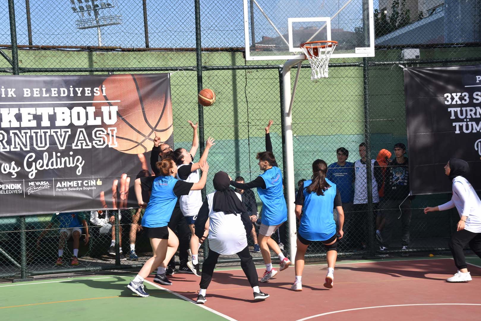 Pendikli gençlere Sokak Basketbolu Turnuvası düzenlendi!