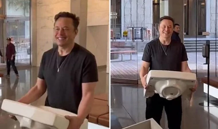 Elon Musk Twitter binasına neden lavabo ile geldi?