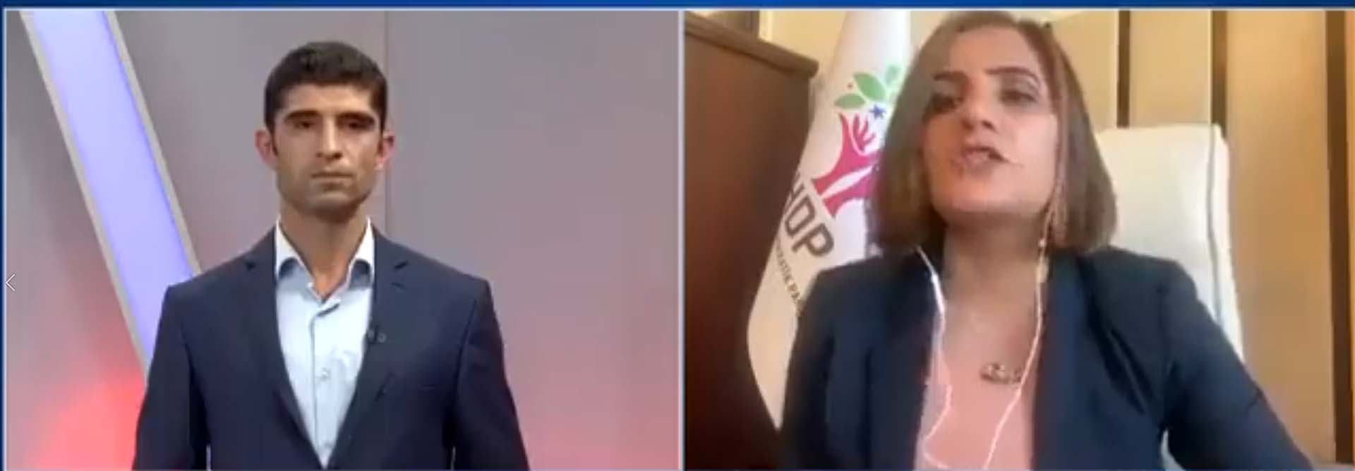 HDP'li vekil Dilan Dirayet Taşdemir'den skandal! Terör örgütünün kanalına bağlandı, Türkiye'yi eleştirdi 