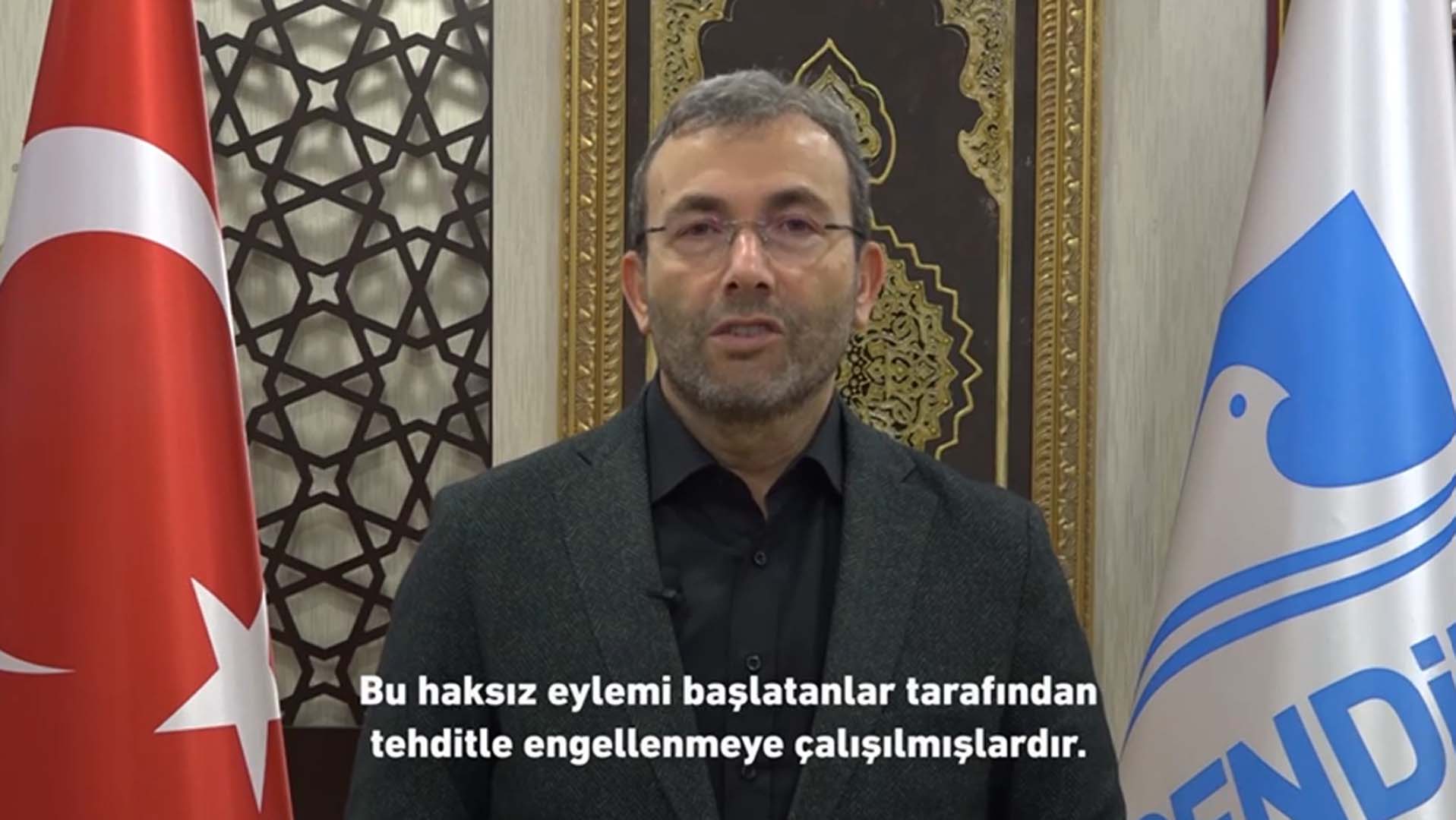 Temizlik işçilerinin iş bıraktığı söyleniyordu! Başkan Ahmet Cin: İşçilerimizin hak arayışı bir haktır. Ancak bu hak arayışının kuralları vardır