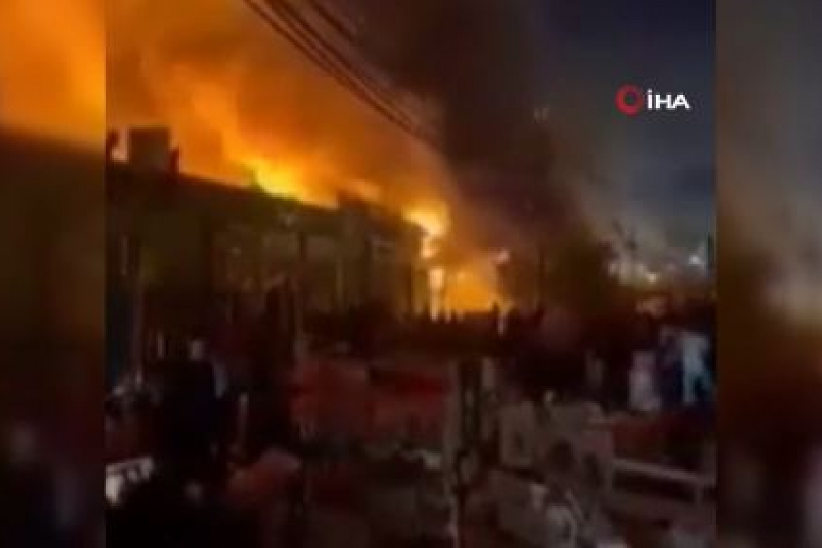 Irak'ta yakıt tankeri patladı: Çok sayıda yaralı var