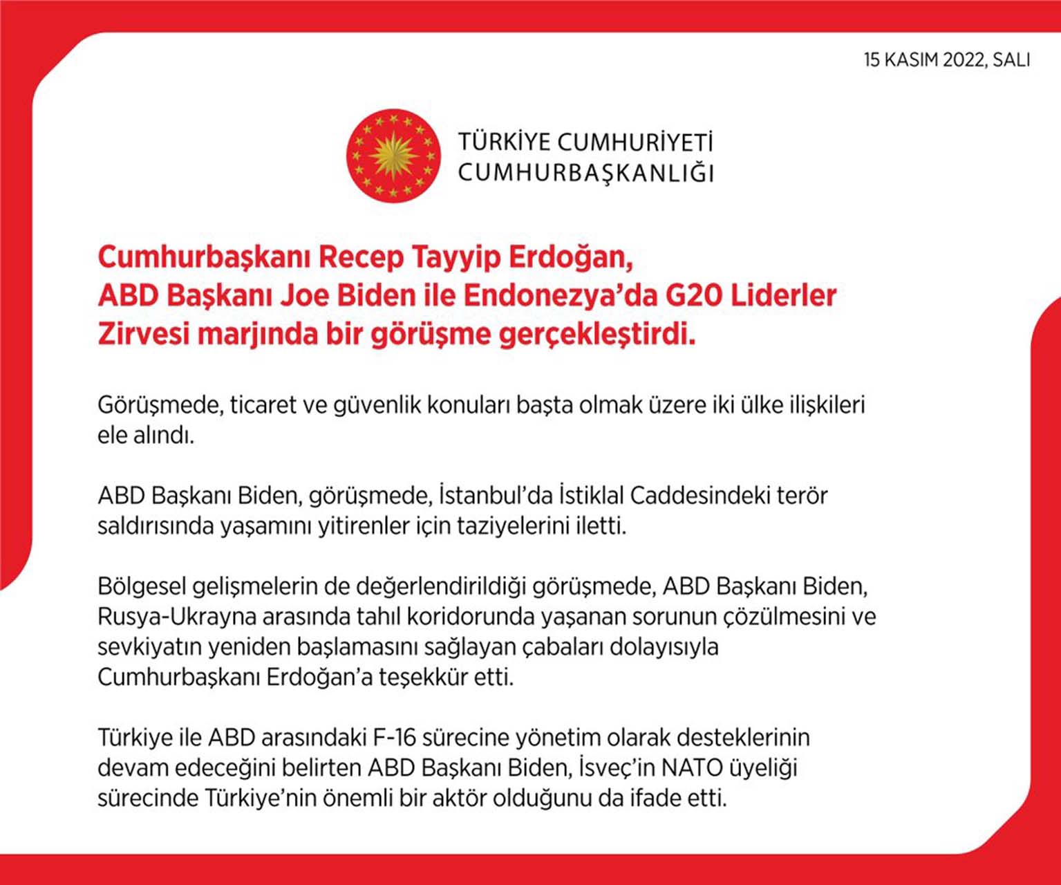Son dakika | G-20 Liderler Zirvesi'nde kritik görüşme! Cumhurbaşkanı Erdoğan, ABD Başkanı Biden görüşmesi başladı
