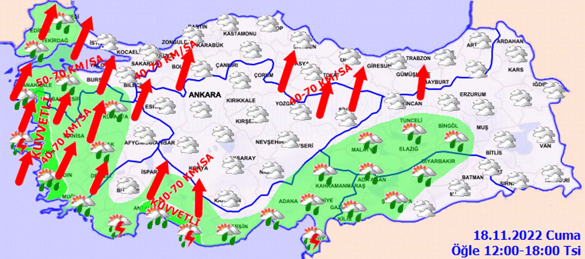 18 Kasım 2022 Cuma hava durumu | Şemsiyeleri hazırlayın, yağmurlu bir gün sizi bekliyor!