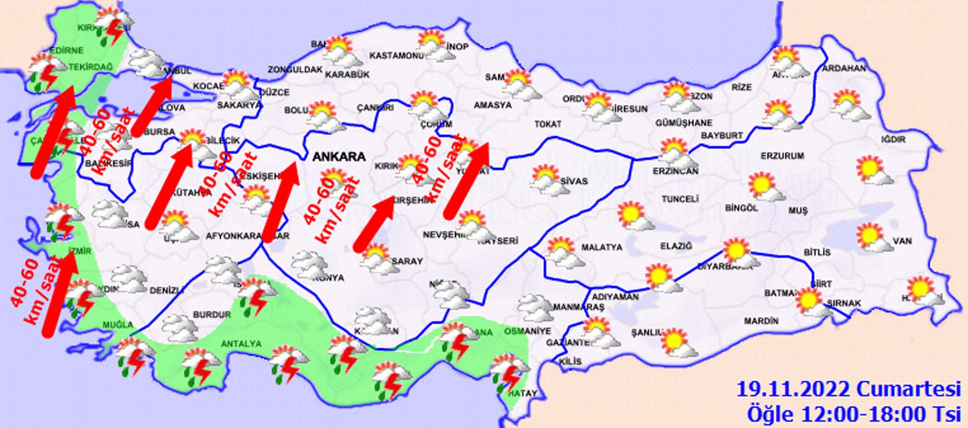 O illerde yaşayanlar dikkat: Meteoroloji'den sağanak yağış ve kuvvetli rüzgar uyarısı! İşte il il hava durumu...