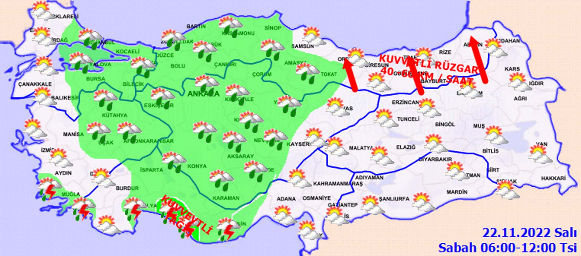 O illerde yaşayanlar dikkat! Meteoroloji'den sağanak ve kuvvetli rüzgar uyarısı! İşte hava durumu... 