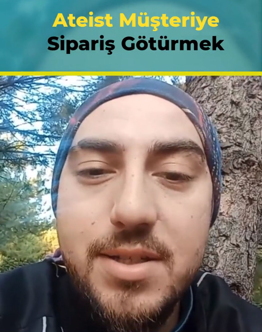 Kuryelik yapan gencin ateist müşteriyle olan hikayesi tüyler ürpertti! Biz sadece kuryelik yapmıyoruz