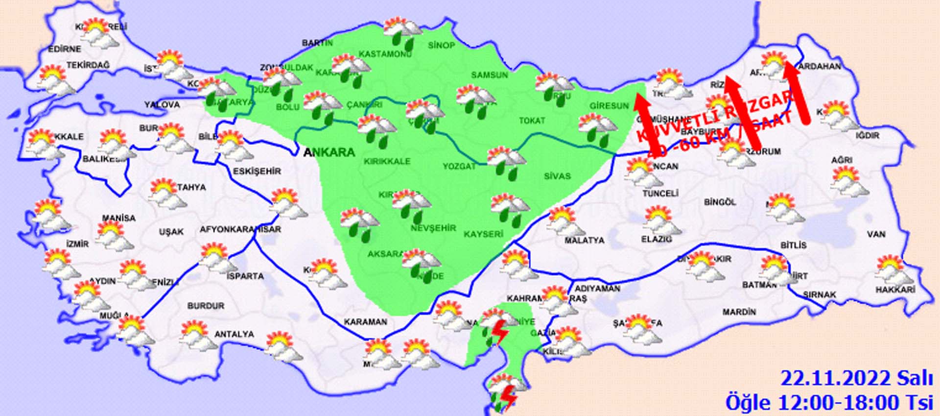 O illerde yaşayanlar dikkat! Meteoroloji'den sağanak ve kuvvetli rüzgar uyarısı! İşte hava durumu... 