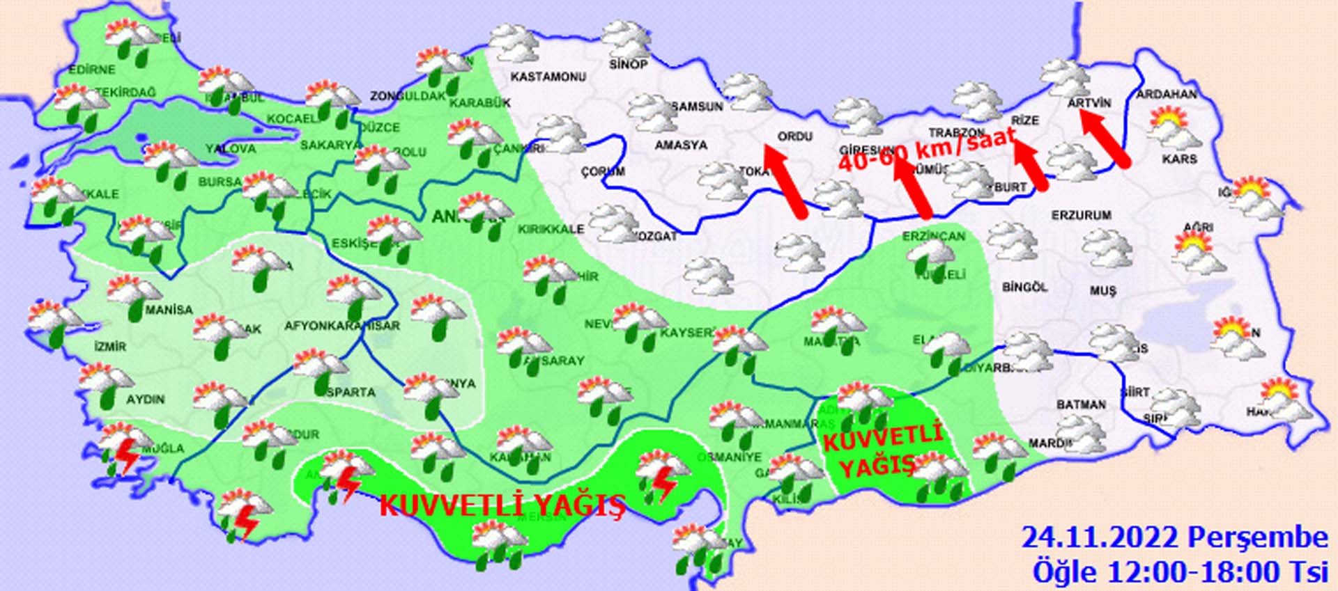 Şemsiyesiz çıkmayın: Meteoroloji'den kuvvetli yağış ve rüzgar uyarısı! İl il hava durumu... 