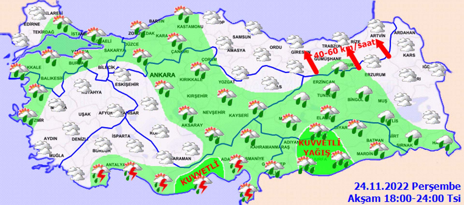 Şemsiyesiz çıkmayın: Meteoroloji'den kuvvetli yağış ve rüzgar uyarısı! İl il hava durumu... 