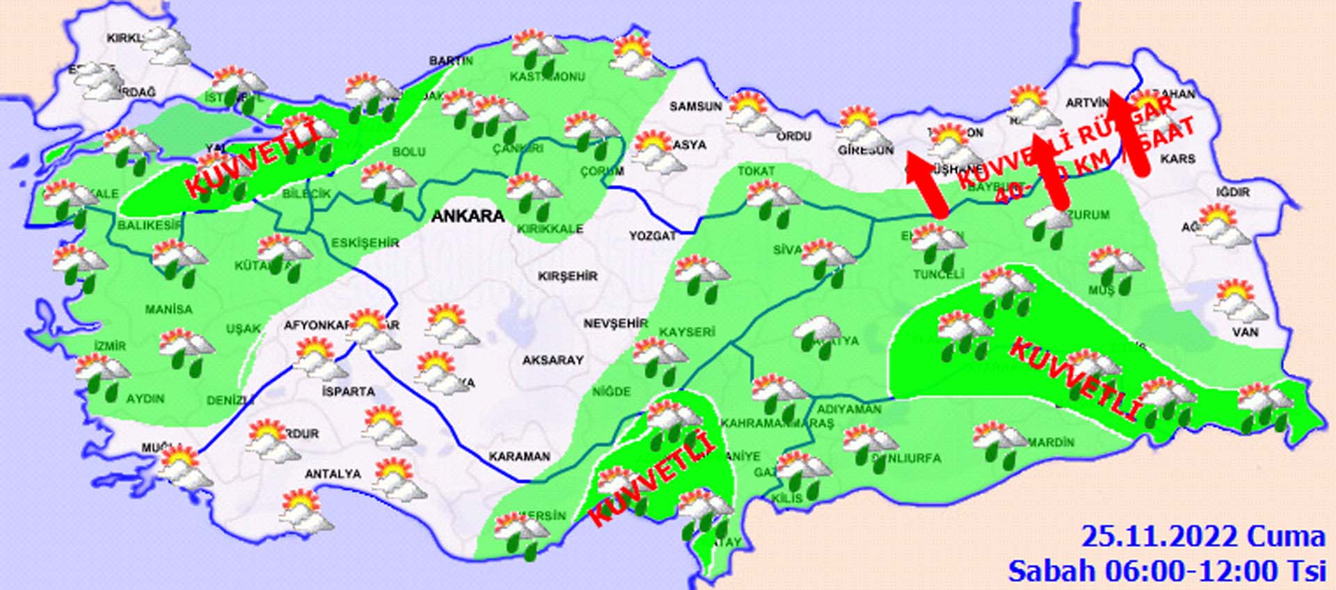 Meteoroloji duyurdu: Yağmur, sağanak ve karla karışık yağmur ve kar etkili olacak! İşte il il hava durumu