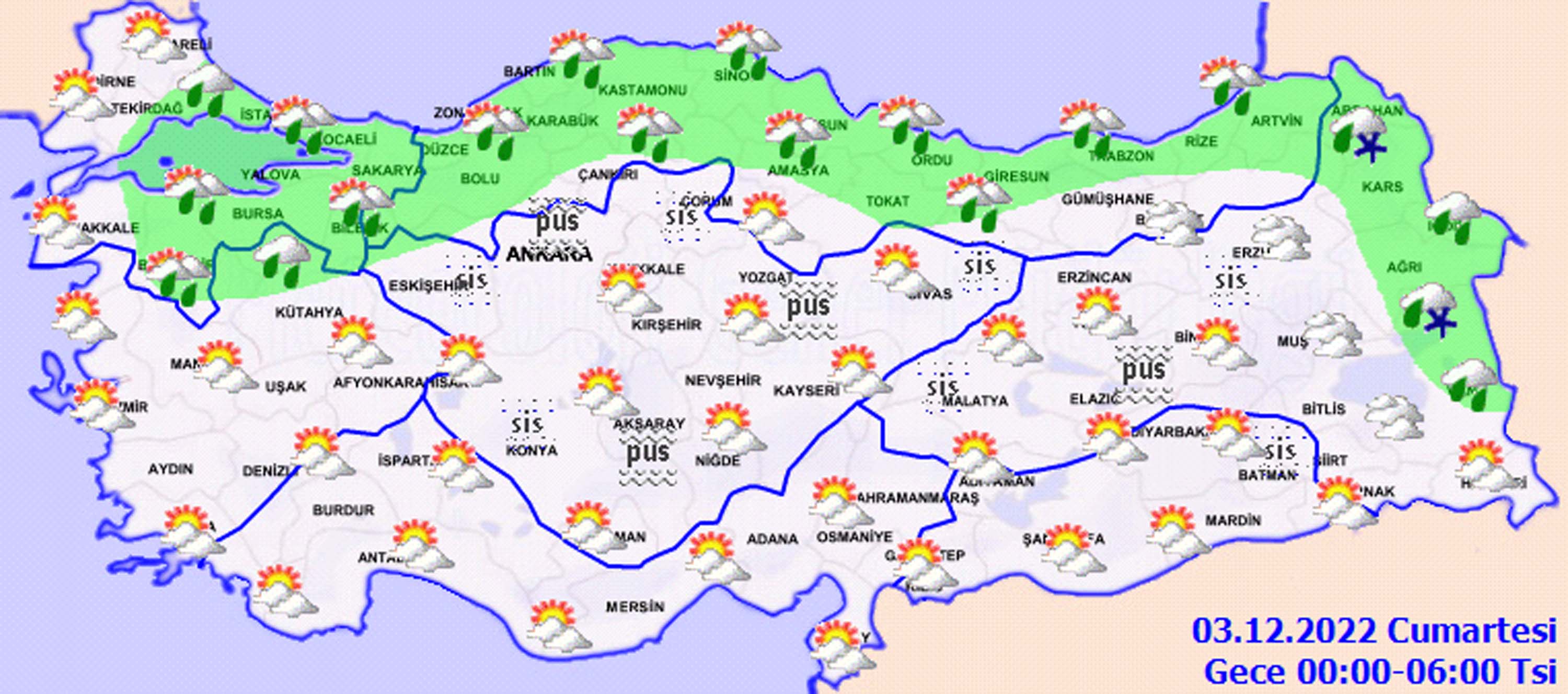 2 Aralık 2022 Cuma hava durumu: Meteorolojiden kar yağışı uyarısı! O bölgelerde yaşayanlar bugün donacak! 