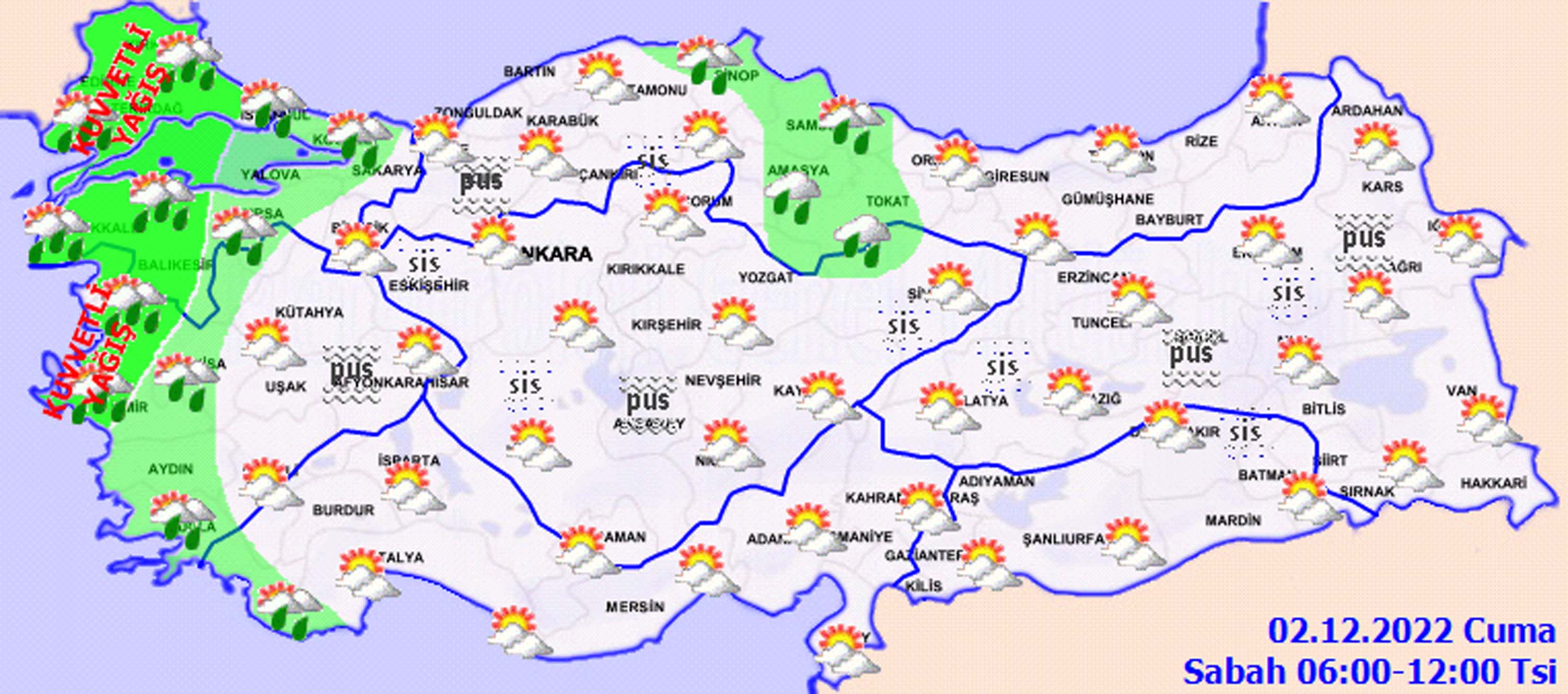 2 Aralık 2022 Cuma hava durumu: Meteorolojiden kar yağışı uyarısı! O bölgelerde yaşayanlar bugün donacak! 