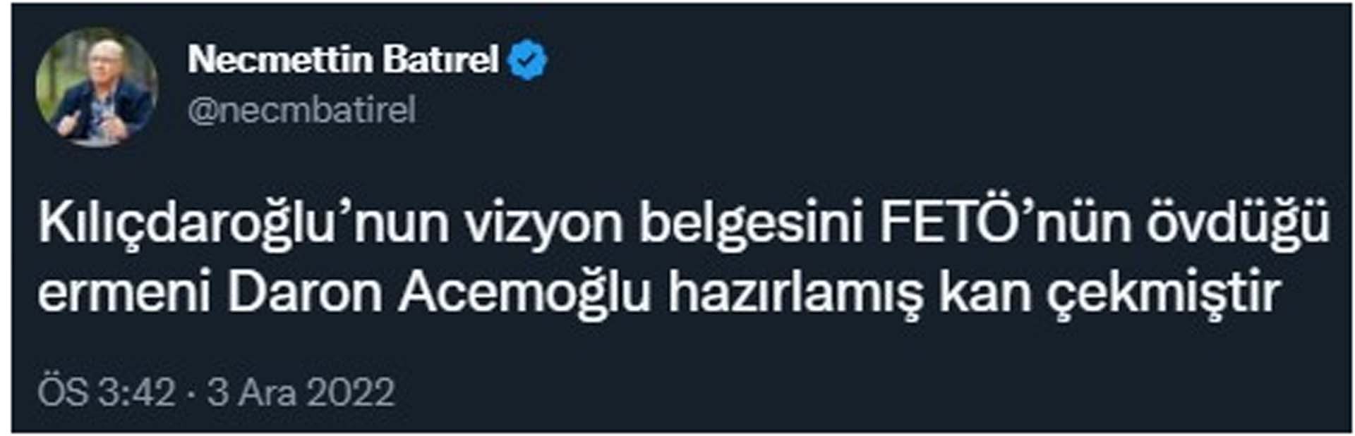 Ahmet Hakan, Necmettin Batırel'i yerden yere vurdu: Ne kadar ayıp, ırkçı, ötekileştirici, çirkin.