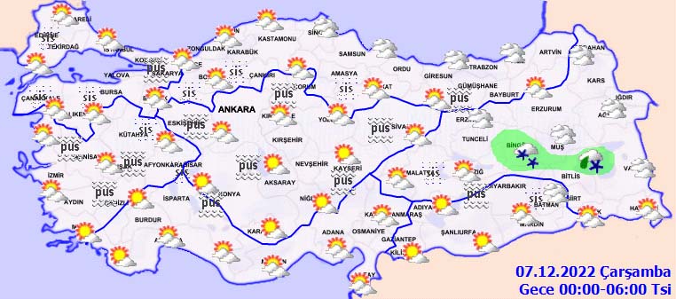 6 Aralık 2022 Salı hava durumu: Marmara ve Karadeniz'i sağanak yağış bekliyor!