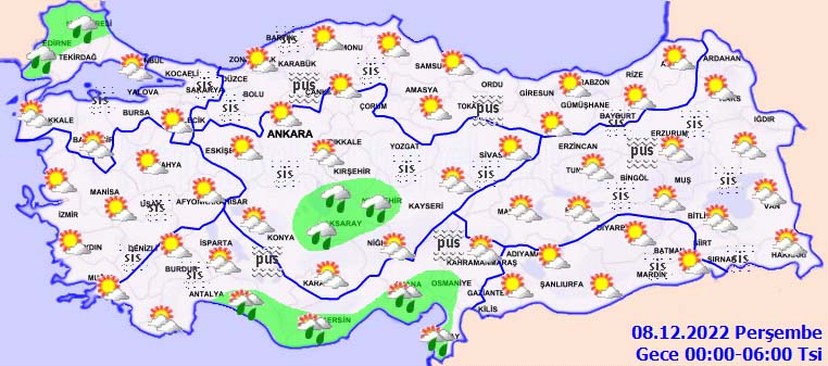 7 Aralık 2022 Çarşamba hava durumu: Sağanak yağışlar geliyor, şemsiyesiz dışarı çıkmayın