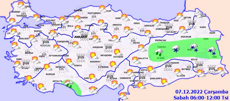 7 Aralık 2022 Çarşamba hava durumu: Sağanak yağışlar geliyor, şemsiyesiz dışarı çıkmayın