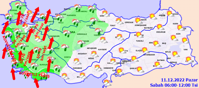 Hafta sonu tatiliniz zehir olabilir! Meteoroloji uyardı: Kuvvetli yağış ve fırtına etkisini gösterecek!