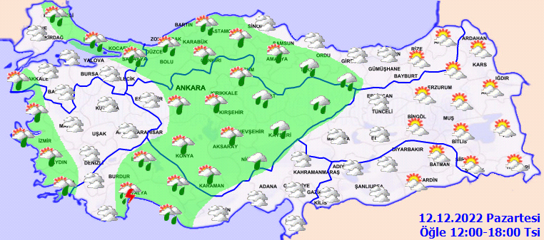 Dışarı çıkacaklar dikkat! Meteoroloji uyardı: Kuvvetli yağış ve rüzgar etkisini gösterecek