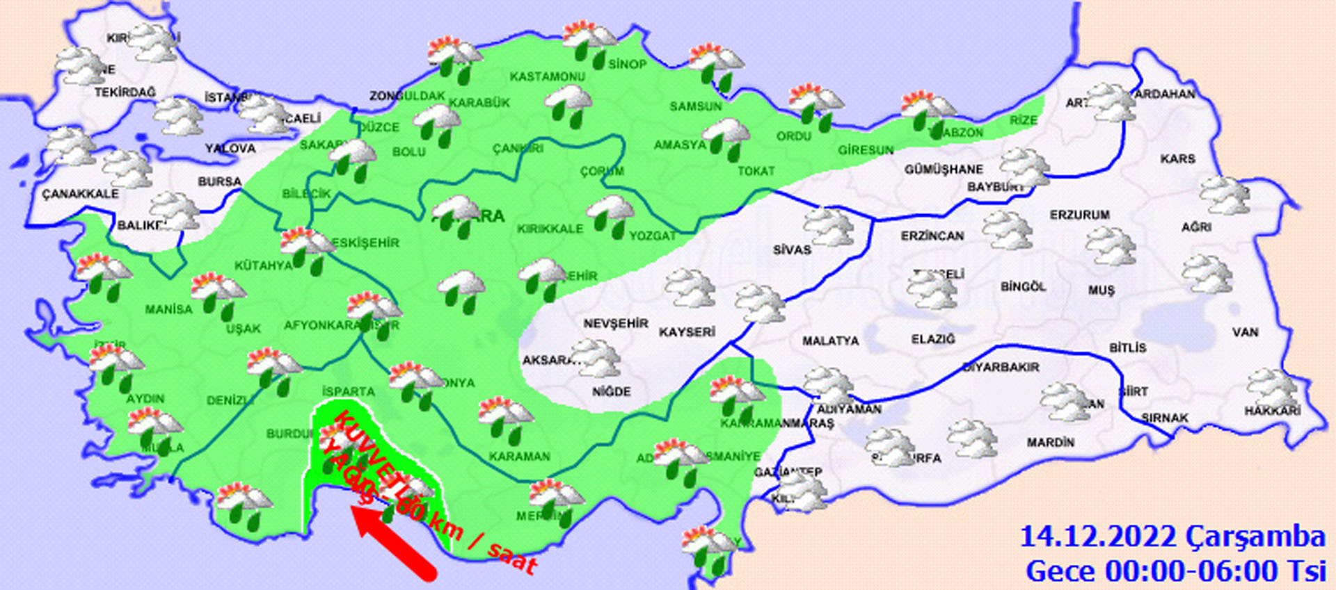 Şemsiyesiz dışarı çıkanlar yandı! Meteoroloji'den 4 il için uyarı! Kuvvetli yağış ve rüzgar artacak!
