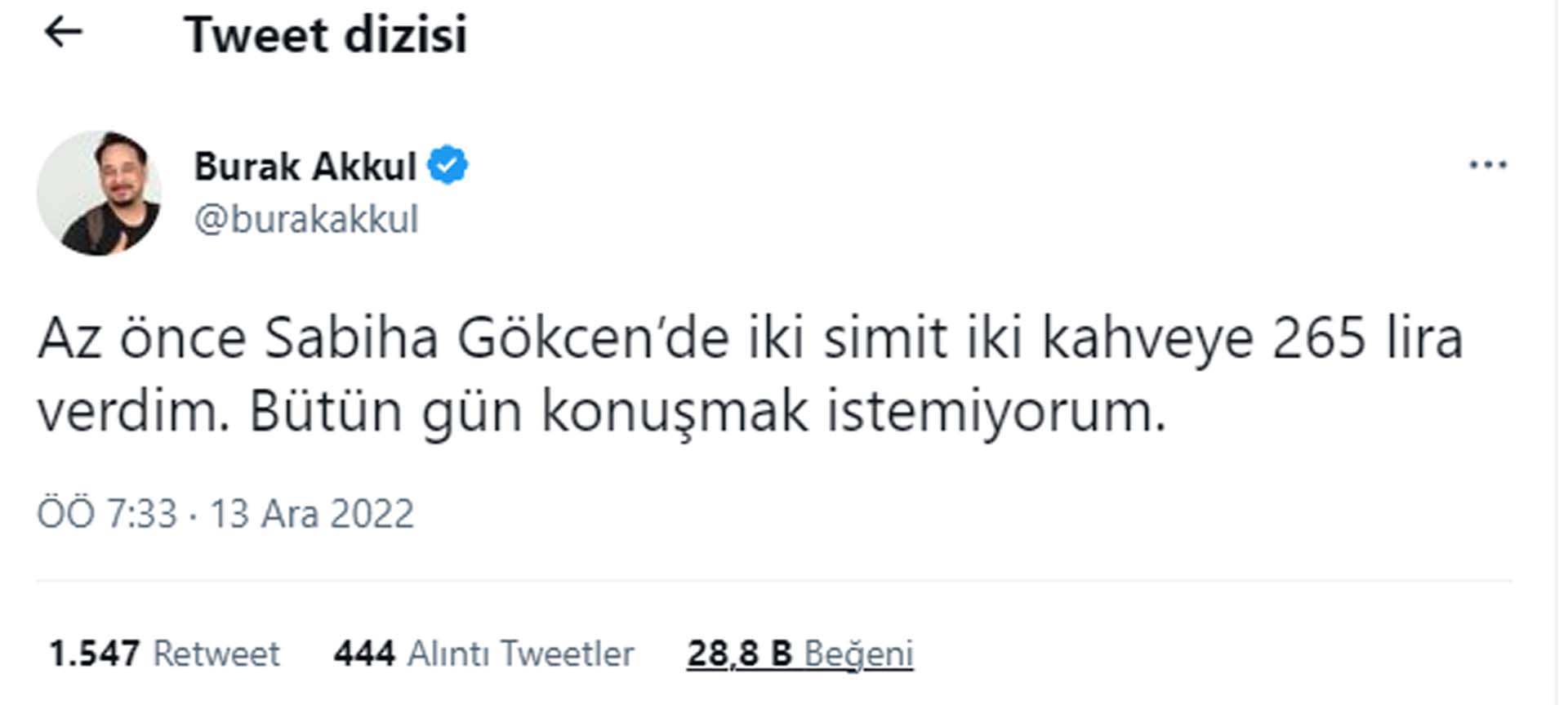 Ünlü sunucu isyan etti! Sabiha Gökçen Havalimanı'nda iki simit ve kahveye ödediği ücret şaşkınlık yarattı: Bütün gün konuşmak istemiyorum