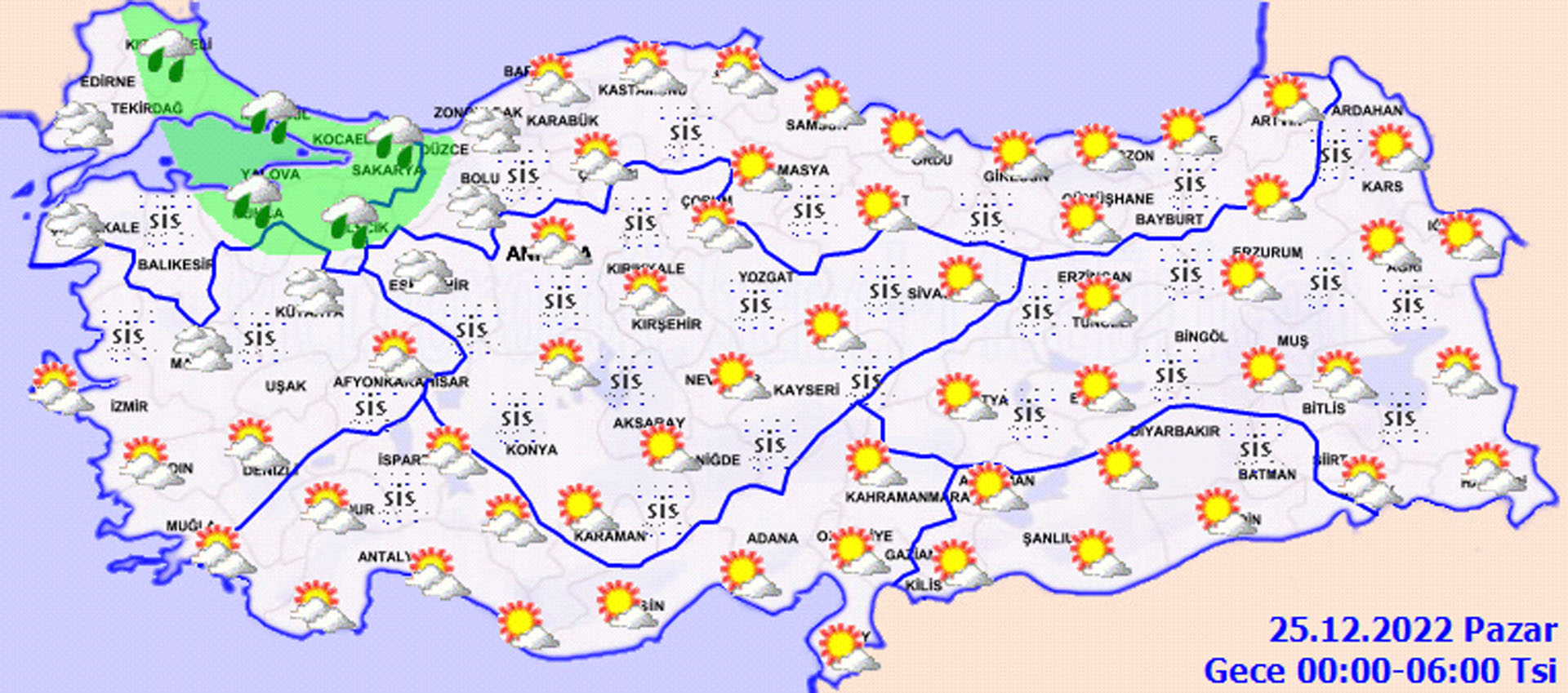 24 Aralık 2022 Cumartesi günü hava durumu nasıl olacak? Meteoroloji'den dikkat çeken açıklama!