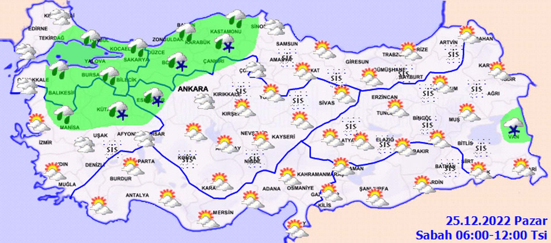 Pazar günü için plan yapanlara kötü haber! Kar yağışı ve yağmur o illeri fena vuracak! İşte il il hava durumu 