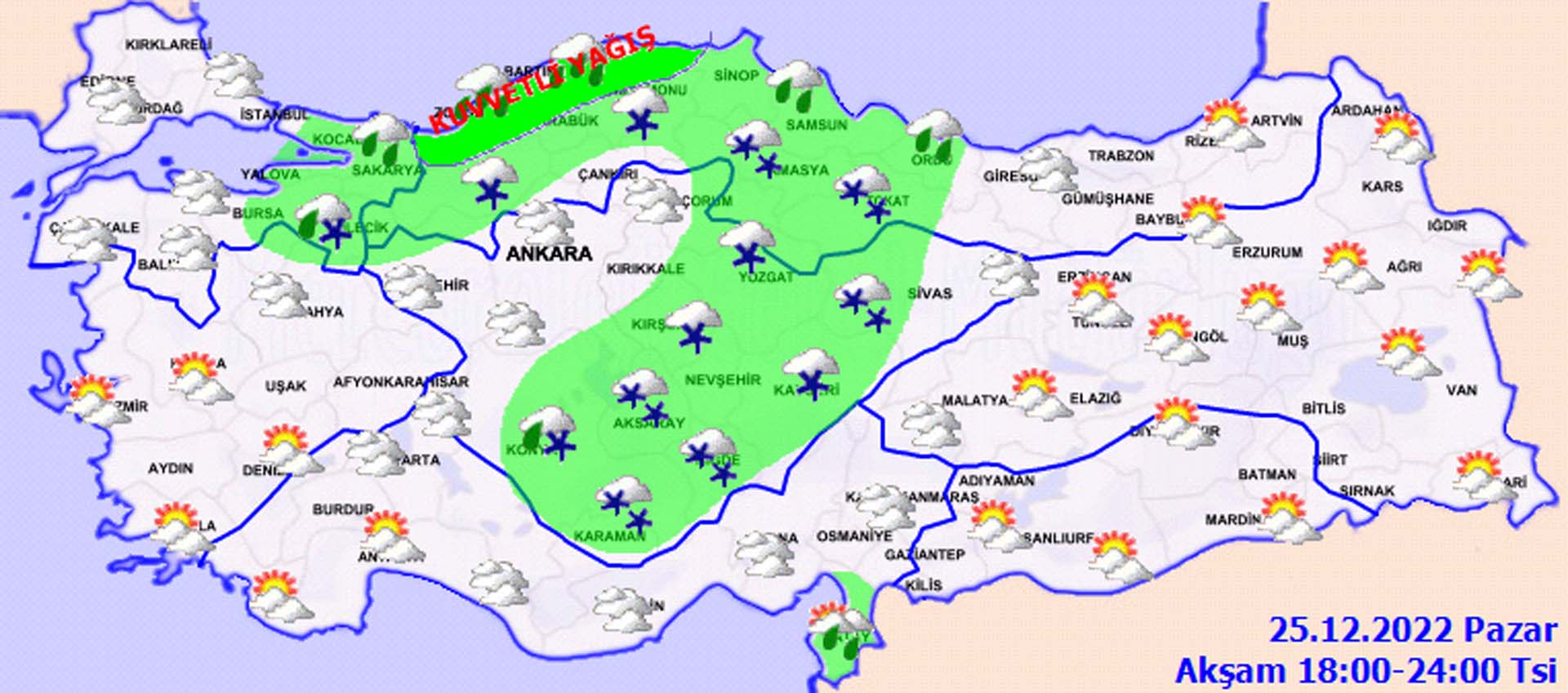Pazar günü için plan yapanlara kötü haber! Kar yağışı ve yağmur o illeri fena vuracak! İşte il il hava durumu 