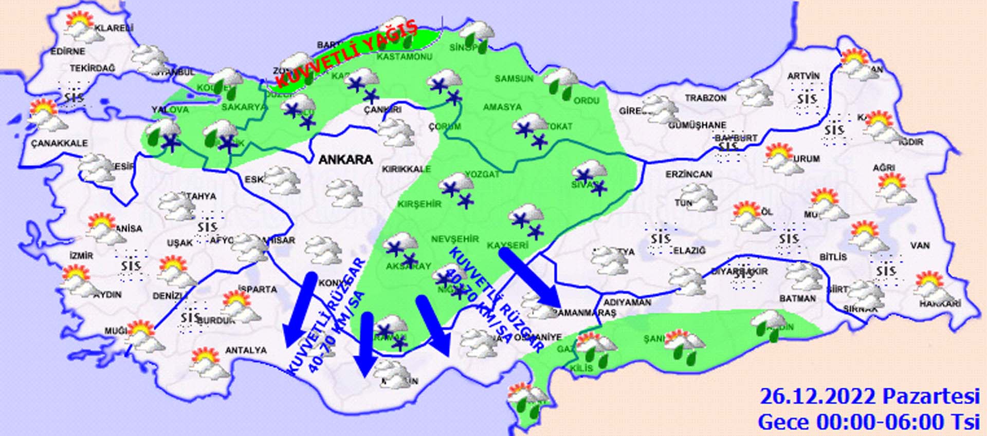 Pazar günü için plan yapanlara kötü haber! Kar yağışı ve yağmur o illeri fena vuracak! İşte il il hava durumu 