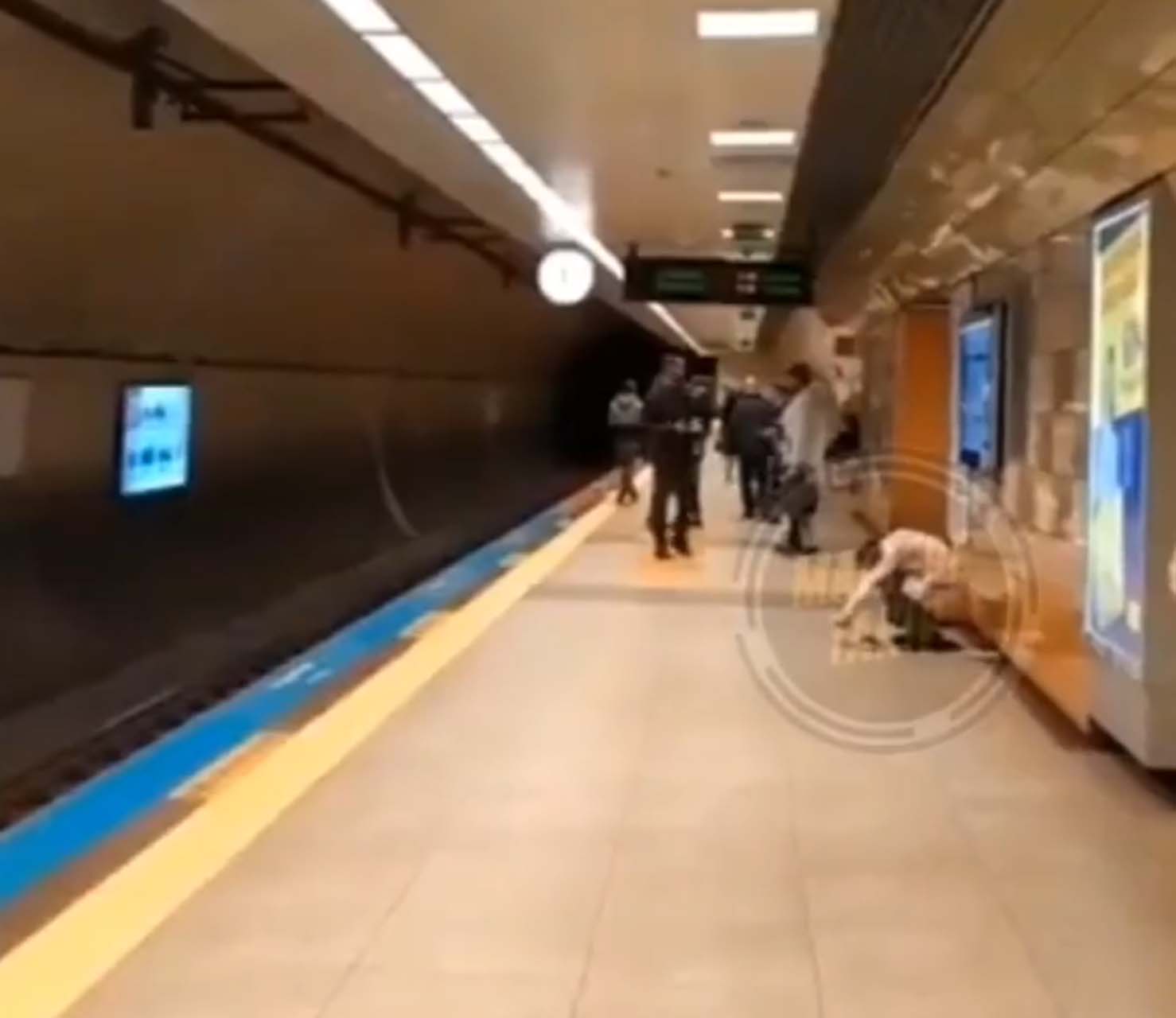 İstanbul Maltepe'de şaşkınlık yaratan görüntü! Metro istasyonunda tuvaletini yaptı, görenler inanamadı! 
