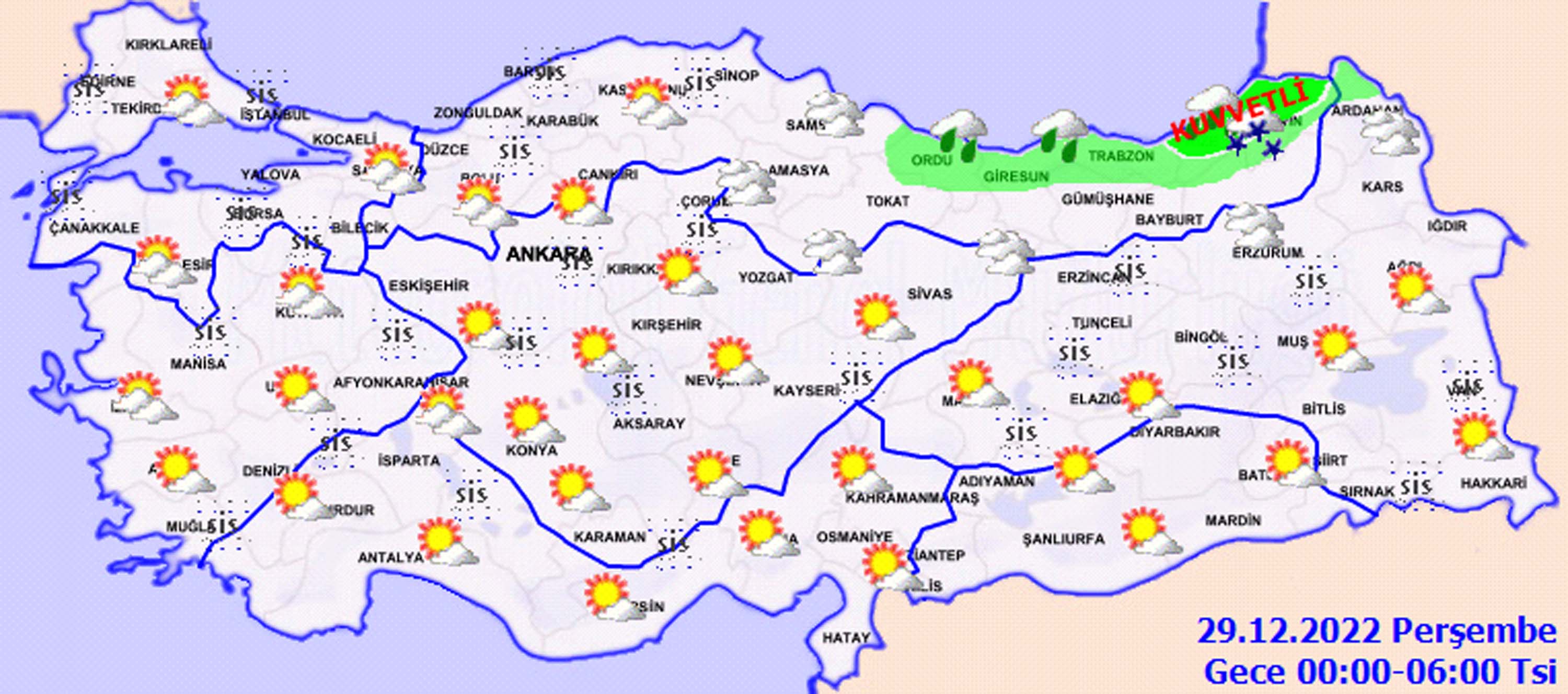28 Aralık 2022 Çarşamba hava durumu: O şehirler yağmura ve kara teslim oluyor! İşte il il hava durumu detayları...