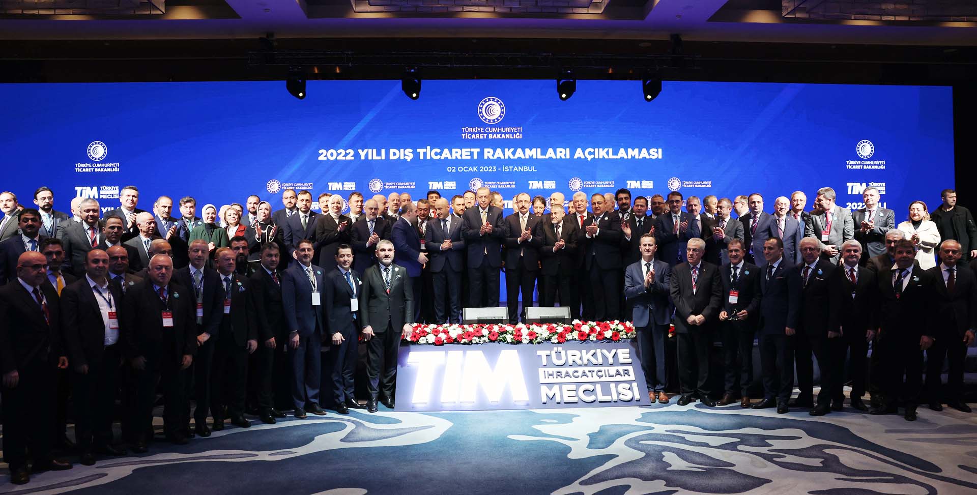 Cumhurbaşkanı Erdoğan, 2022 yılının dış ticaret rakamlarını açıkladı! Cumhuriyet rekoru kırıldı!