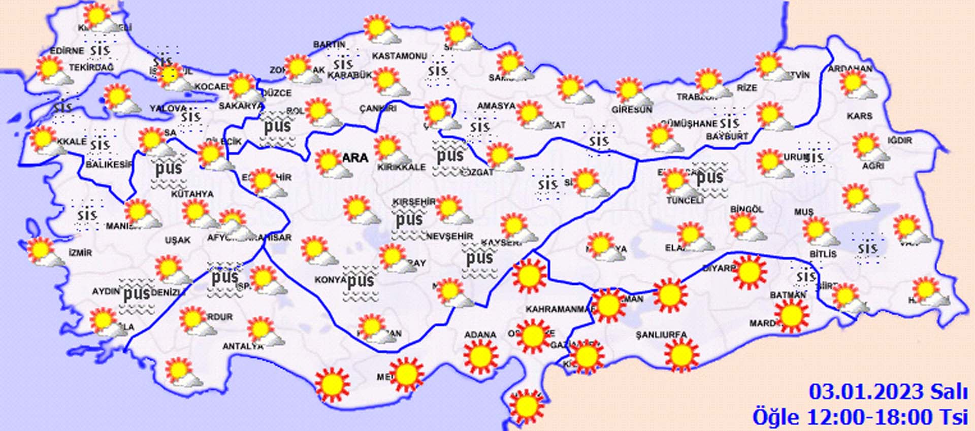Meteoroloji o bölgeleri uyardı! Sis ve pus etkili olacak, görüş mesafesi düşecek! İşte il il hava durumu 
